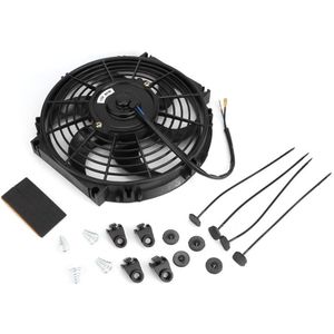 10 Zoll 12 v elektrischer Push/Pull-Kühlerlüfter, schmal, mit Installationszubehör - Zoternen