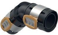 Geberit - FlowFit Bogen 620065001 dn 40, ø 50 mm, 45°
