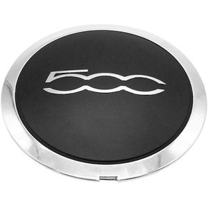 SNQ - 133mm Radkappe für Fiat 500 - Radkappe, silberfarben,