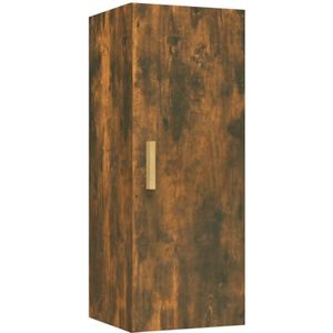 Vidaxl - Wandschrank Räuchereiche 34,5x34x90 cm Holzwerkstoff