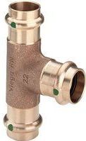 Sanpress T-Stück 281403 18 x 15 x 18 mm, mit SC-Contur, Rotguss oder Siliziumbronze - Viega