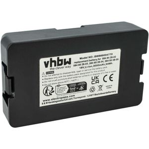 Vhbw - Akku Ersatz für McCulloch 590 81 01-03, 5902142-04, 590 81 01-01, 590 81 01-02, 590 21 42-04 für Rasenroboter (3Ah, 18V, Li-Ion)