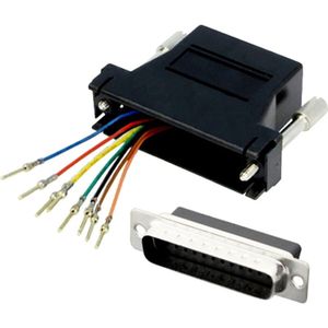 DA25-PMJ8-K-RC d-sub Adapter D-SUB-Stecker 25pol. - RJ45-Buchse 8p8c 1 St. - Encitech