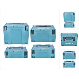 Makpac Set Gr. 1 + 2 + 3 + 4 Transportbox und Werkzeugkiste - Makita
