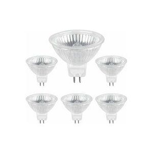 Gabrielle 800Lm Warmweiß 2700K Dimmbare Halogenlampe Gu5.3 50W 12V Halogenstrahler Mr16 6er-Pack