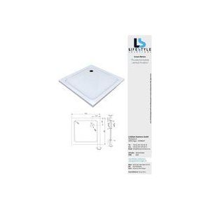 Glaszentrum Hagen - Acryla' Duschtasse Duschwanne für Bad Superflach 5cm 80x80x5cm ohne Siphon