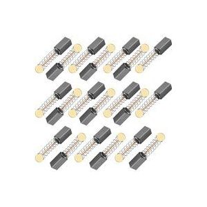 Sollbry - 20 Paar Kohlebürsten 5 5 13 mm für Kreissäge, Drehbohrer, Staubsammler, Motorrad, Elektrowerkzeug, Elektromotor, Ersatzzubehör