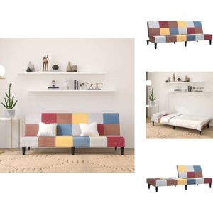 Vidaxl - Schlafsofa 2-Sitzer Stoff - Sofabett - Schlafsofa - Gästebett - Wohnzimmersofa - Couchtisch