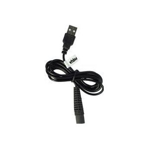 Vhbw - Ladekabel kompatibel mit Braun Series 9 9385cc Type 5793, 9390cc Type 5793 Rasierer - Netzkabel, 120 cm