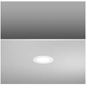 RZB Toledo Flat Round, 5 W, 390 lm, 830, weiß, DALI Einbau-Downlights, D 148 H 2, 110° 901451.002.76
