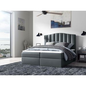 FURNIX Polsterbett CASABRIA 160x200 Doppelbett mit Bettkasten MA980