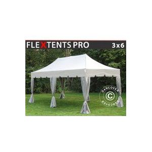Dancover - Faltzelt Faltpavillon Wasserdicht FleXtents pro 'Peaked' 3x6m