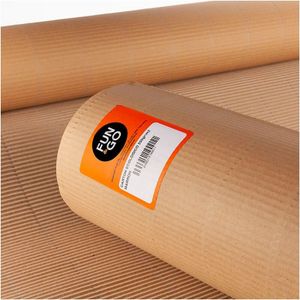Brauner ökologischer Karton 0,9 x 5 m