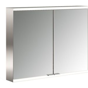 Emco - prime 2 Lichtspiegelschrank, 800 mm, 2 Türen, mit