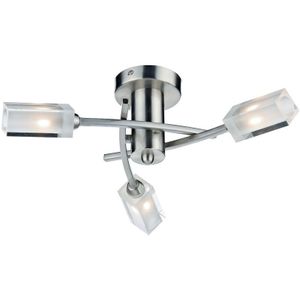 Dar morgan - Semi Flush Deckenleuchte Light Satin Chrome, 3x G9