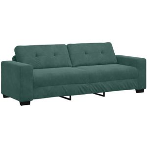 Vidaxl - 3-Sitzer Sofa Dunkelgrün 180 cm aus Samt