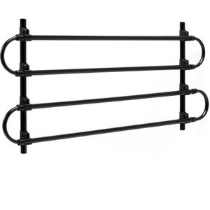 Fudajo - Wiltec Hundegitter fürs Auto Modell g, 40 cm hoch, verstellbare Breite 83-145 cm, Trenngitter universell einsetzbar für Kofferraum