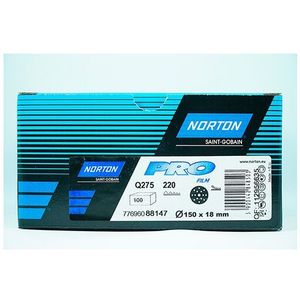 Platten pro film Q275 P220 Durchmesser 150 mm große Stücke 100 - Norton