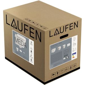 Laufen - Meda Wand-WC Set Advanced, Silent Flush, 360x540mm, inkl.