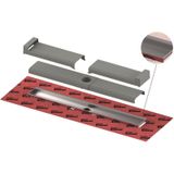 Drainline-evo Duschrinne, mit Wandfliesenauflage, gerader - Tece