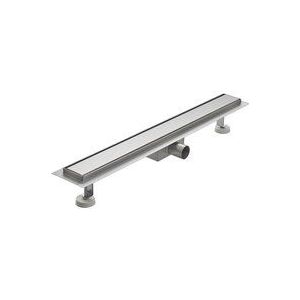Duschrinne aus Edelstahl ebenerdig Inox Edelstahl mod. Fill 60 cm