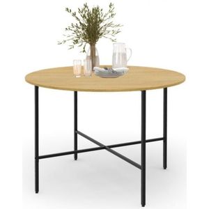 Runder Esstisch DETROIT 4 Personen Industriedesign 110 cm