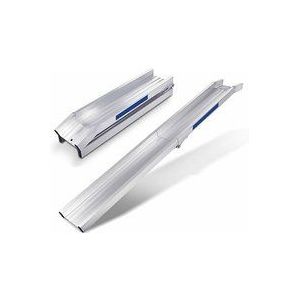 Einzelstk Verladeschiene klappbar, Innenbreite 195mm, 3000mm lang (geklappt 1500mm), Ladehöhe 950mm, Traglast 800kg pro Paar mit Achsenabstand 1500mm