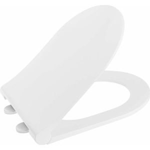 Slim - WC-Sitz, SoftClose, weiß/Chrom 100787 - Sapho