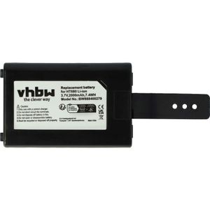 Vhbw - Akku Ersatz für Unitech H16004-LI, AT16004-1, 1400-910006G für Mobilcomputer pda Scanner (2000 mAh, 3,7 v, Li-Ion)