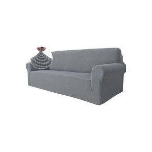 Gabrielle - Schutzhülle für Sofa, L-förmig, für Ecksofas, Polyester, 3 + 2-Sitzer, 140–180 cm + 190–230 cm, Kaffeefarbe, Wohnzimmer, Schlafzimmer