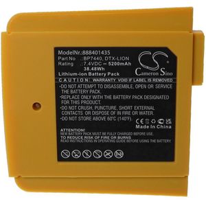 Vhbw - Akku Ersatz für Fluke BP7440, dtx-lion für Messgerät (5200mAh, 7,4V, Li-Ion)