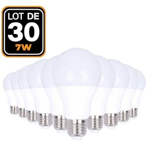 Europalamp - E27 LED-Glühbirne 7W 3000K Warmweiß mit hoher Helligkeit
