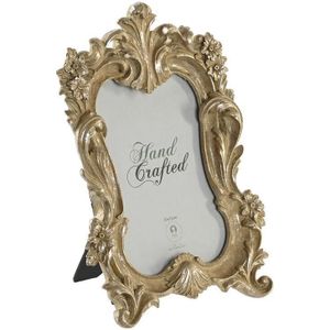 Frame de Photos de the Brand, Gold Farbe, de Resin (16 x 2,6 x 23 Zentimeter) - Dkd Home Decor