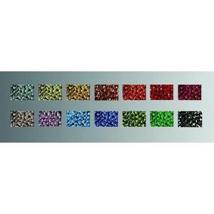 Glorex Glasschliff Perlen 6 mm 50 Stück, crystal Schmuckbasteln