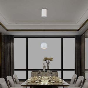 V-tac - Designer-Deckenleuchten - Designer-Hängelampen - IP20 - Hellgraues Gehäuse - 8,5 Watt - 850 Lumen - 3000K