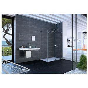 HÜPPE Xtensa pure Seitenwand für Walk-In Gleittür 1-teilig, mit