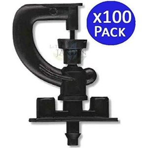 Set von 100 360º drehbarer Bewässerungssprinkler - Mikro-Sprinkler für den Garten