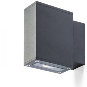 Wandspot dixie 4x12 schwarz 230V/700mA led 2x3W 48° IP54 3000K