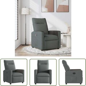 VidaXL Relaxsessel Dunkelgrau Stoff