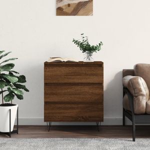 Sideboard Braun Eichen-Optik 60x35x70 cm Holzwerkstoff