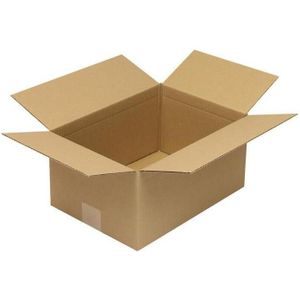 Faltkarton 1-wellig Höhenrillung Maße 325x230x160mm A4 Qualität 1.20 b braun braun