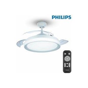 Philips - Signify 'Bliss' LED-Deckenventilator mit Fernbedienung, 28+35 w, 4500 lm, 2700/5500/4000 °k, IP20, Weiß, 15000 Std. [ph-