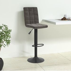 Barhocker Dunkelgrau Samt