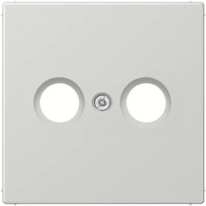 Jung Abdeckung für Antennendosen, Thermoplast, Serie LS, lichtgrau LS990TVLG