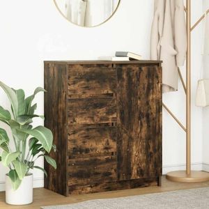 Torana - Sideboard mit Schubladen Räuchereiche 71x35x84 cm Holzwerkstoff