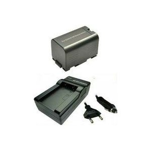 Trade-shop - angebot im set: Kamera Li-Ion Akku 1800mAh + Ladegerät mit Kfz Adapter für grundig dlc 1500 DLC-10 DLC-20 DLC-900 DLC-1000 DLC-1500