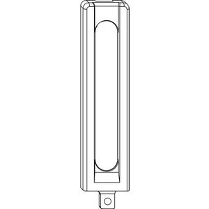 Multi lang Ecklager (Abdeckung) Fensterbeschlag DT130/PVC verkehrsweiß - Maco
