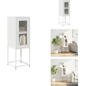 Vidaxl - Sideboard Weiß 36x39x107 cm Kaltgewalzter Stahl - Sideboard - Sideboards - Kommode - Anrichte