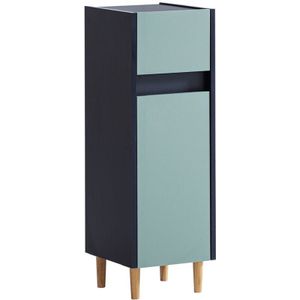 Badezimmerschrank modern in blau LOANO-80