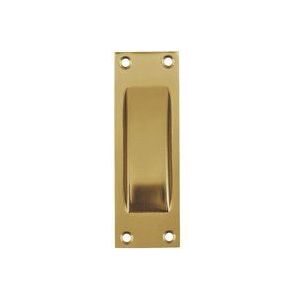 Schiebetürmuschel 40 x 120 mm, Aluminium bronze eloxiert - Hoppe